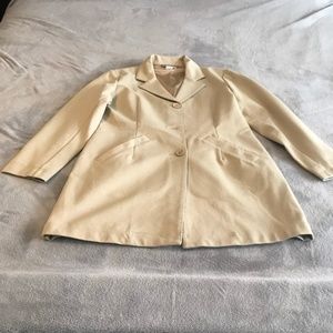 Isabella Bird Petite Khaki Trench Coat